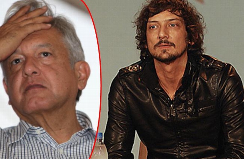 'No sea maricón', León Larregui llama maricón a AMLO y le pide resultados #FOTOS