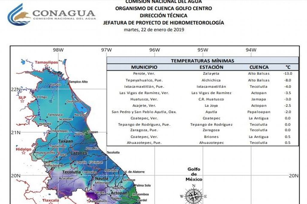 Registra Xalapa la temperatura más baja del mes, amaneció a 2°C