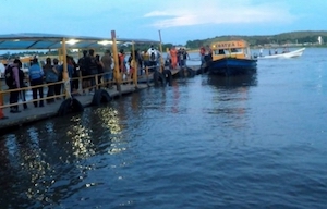 Suspenden transporte fluvial por fuerte corriente en río Coatzacoalcos