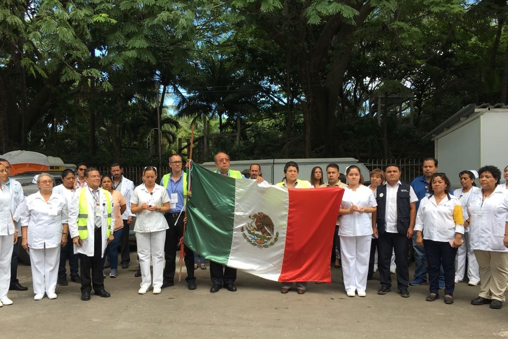 Hospital General de Veracruz realizó simulacro de evacuación