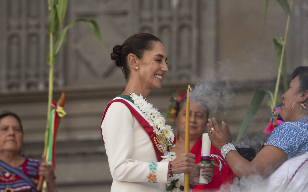 Claudia Sheinbaum: La primera presidenta de México toma el bastón de mando | Un paso firme hacia la igualdad