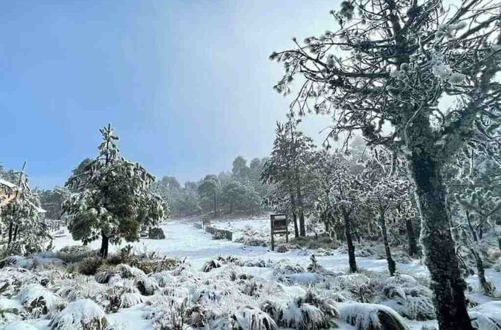 Protección Civil estima nevadas en el Cofre de Perote y el Pico de Orizaba.