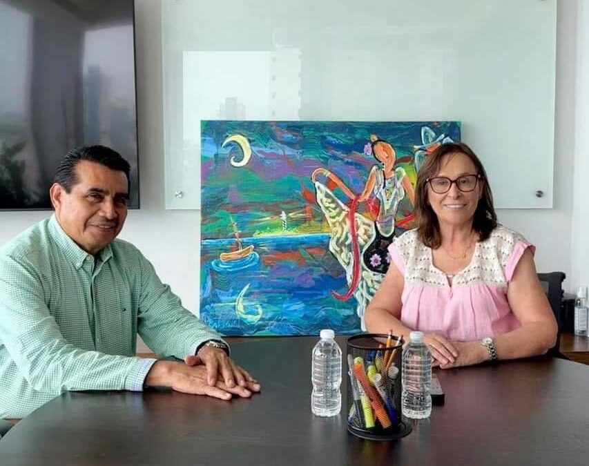 Esteban Bautista y Rocío Nahle consolidan su compromiso de trabajar en conjunto por el progreso de Veracruz