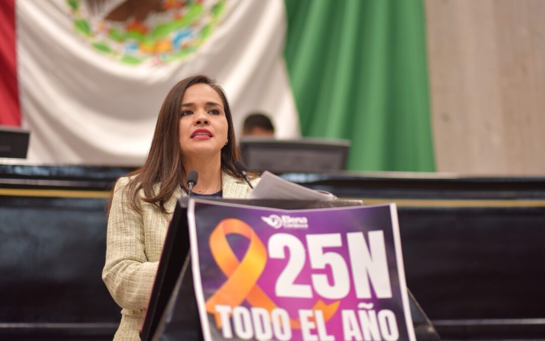 Convoca diputada a eliminar la violencia contra las mujeres en todos los ámbitos