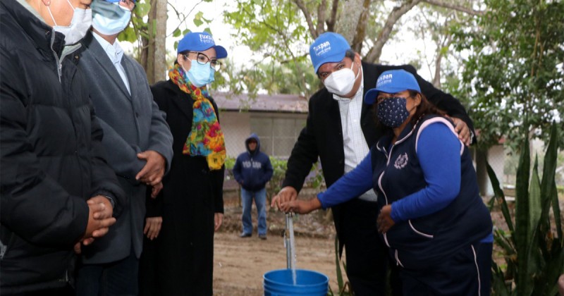 Gobierno de Tuxpan le cumple a familias de Macuiltépetl, con la inauguración de Sistema de Agua Potable